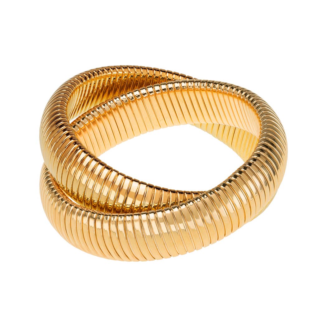Janis Savitt – wholesale Bangle bracelet – BR-550 Double Cobra Bracelet0
