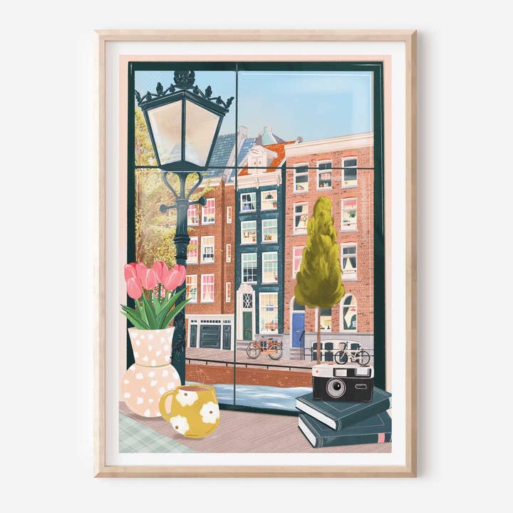 Lámina de cafetería de Ámsterdam para venta al por mayor de Simply, Katy