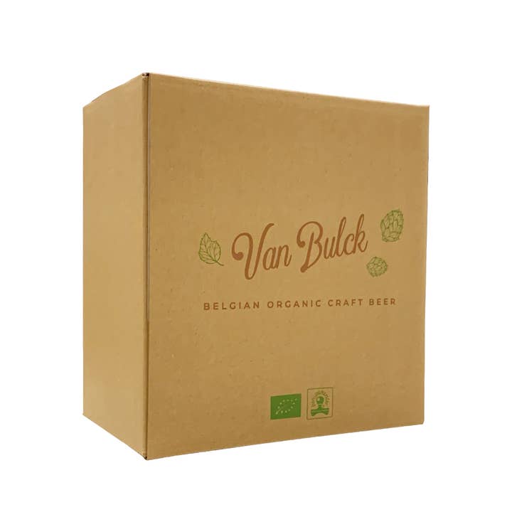 Van Bulck Organic Drinks - Wholesale Beer - Van Bulck Gift Box (4x33cl + Glass)2