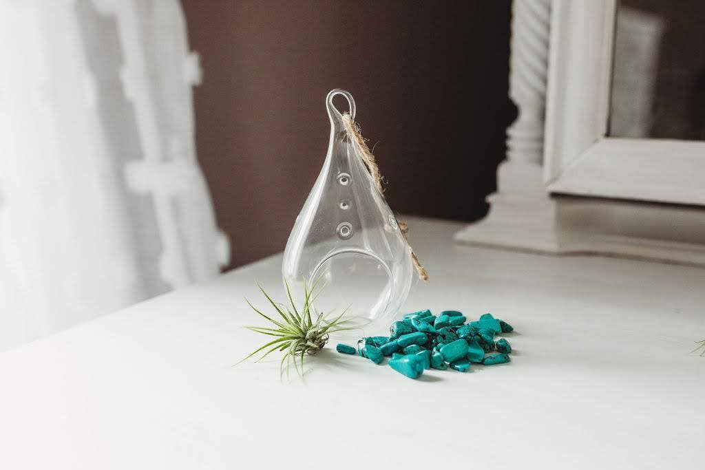 The Simply Crafty Shop - Wholesale Terrarium - Pear Shape Terrarium Kit- Semi-Precious Stone38