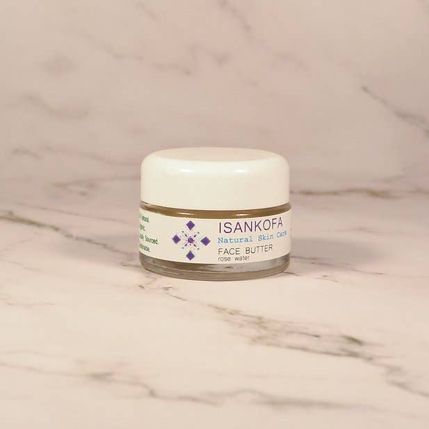 Isankofa Natural Skin Care - Vendita all'ingrosso Balsamo/burro per il corpo - Burro viso all'acqua di rose1