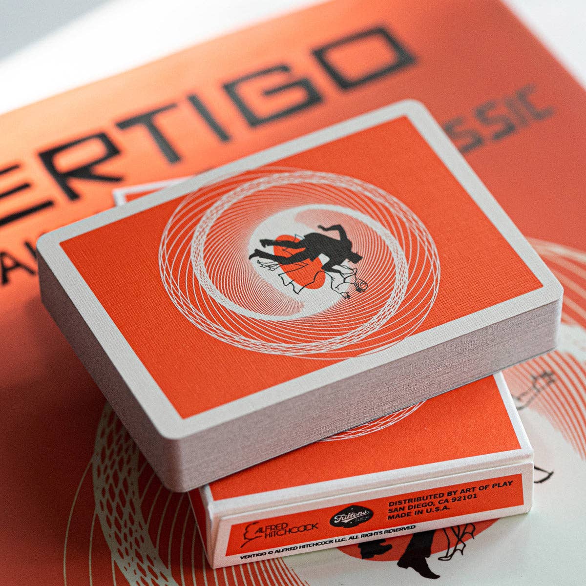 FULTONS Playing Cards - Wholesale Playing Cards - ALFRED HITCHCOCK'S VERTIGO PLAYING CARDS1