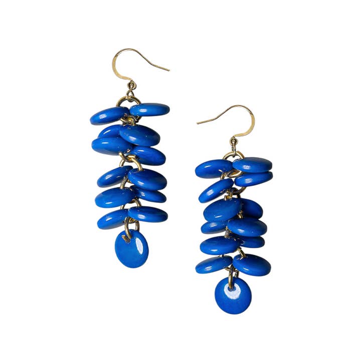 Organic Tagua Jewelry - Wholesale Dangle Earrings - Eloisa Earrings3