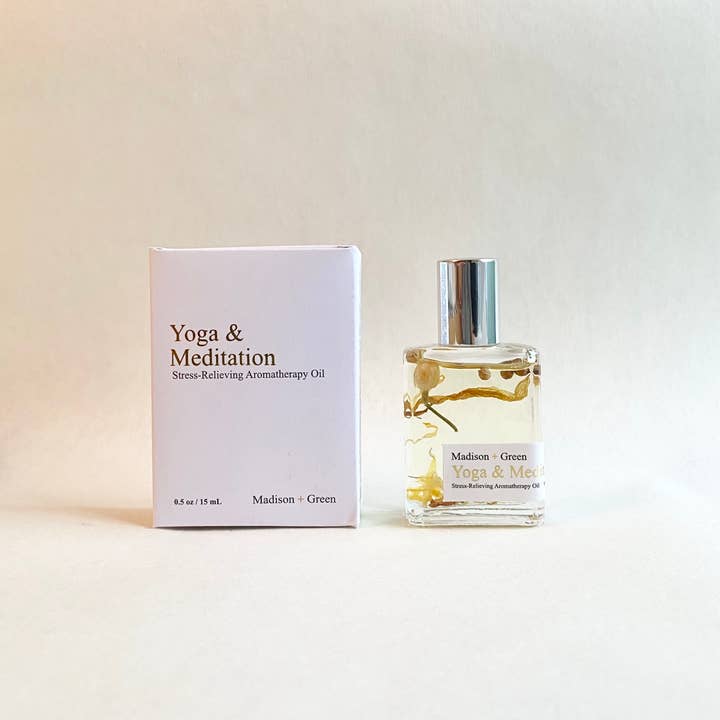 Madison + Green - Wholesale Bath/Body Oil - "Yoga & Meditation" - Aromatherapy Body Oil3