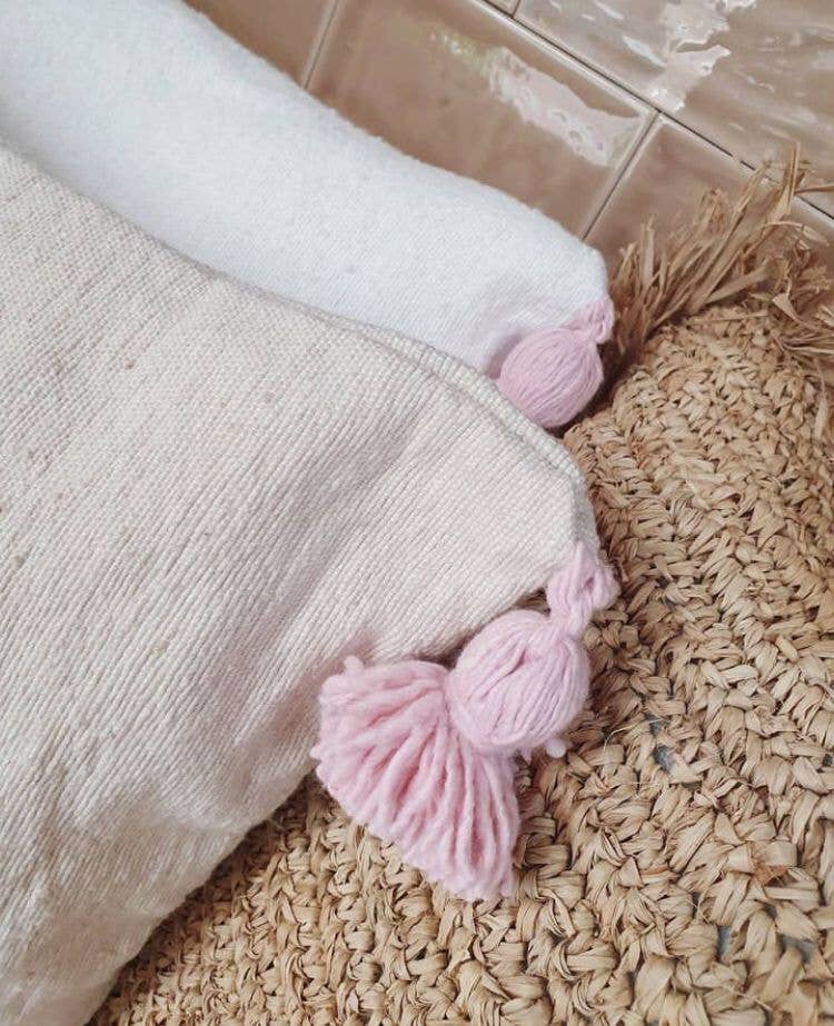 marrakeshop – wholesale Throw pillow cover – Moroccan Pillow Cushion With Pom Pom Tassel23