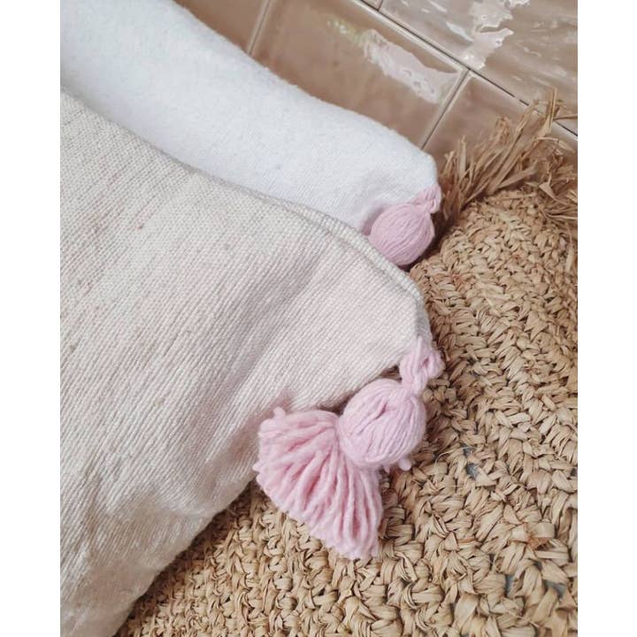 marrakeshop – wholesale Throw pillow cover – Moroccan Pillow Cushion With Pom Pom Tassel23