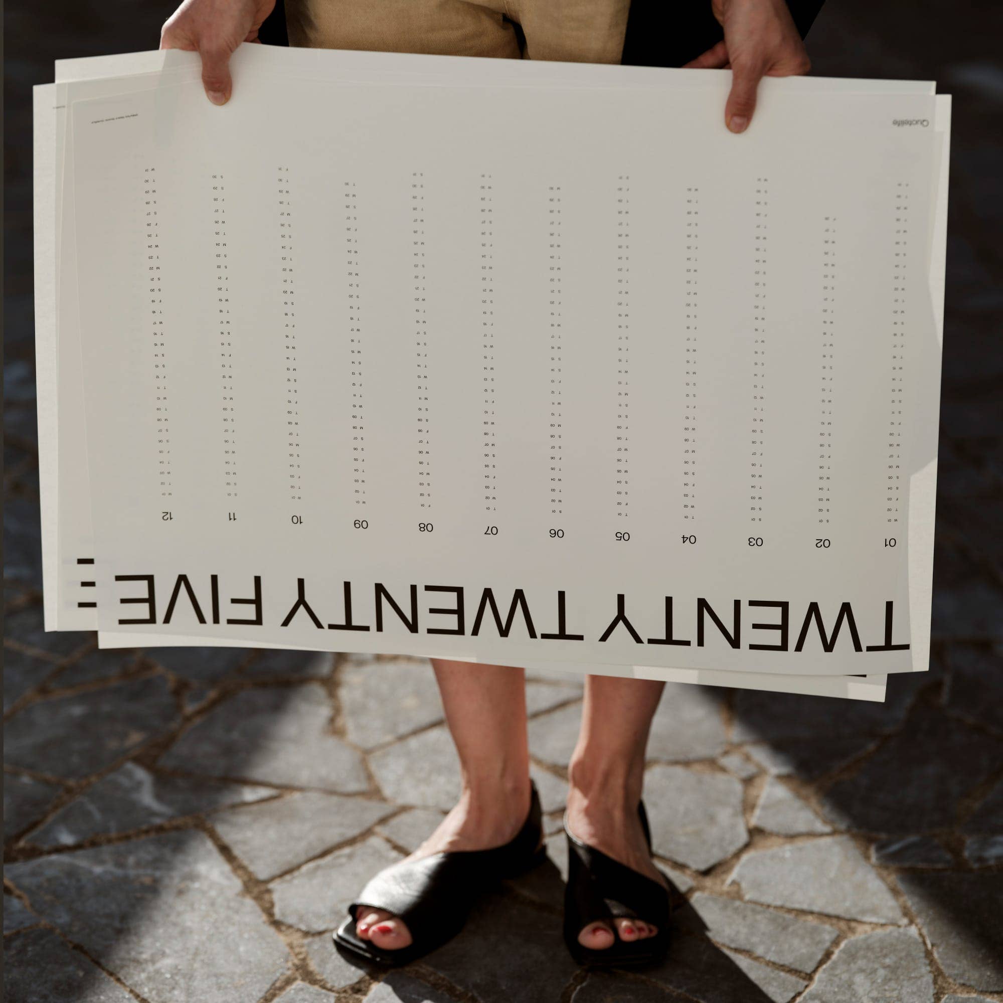 This Might Work - Wholesale Calendar - Minimalist 2026 Wall Planner - With tube3