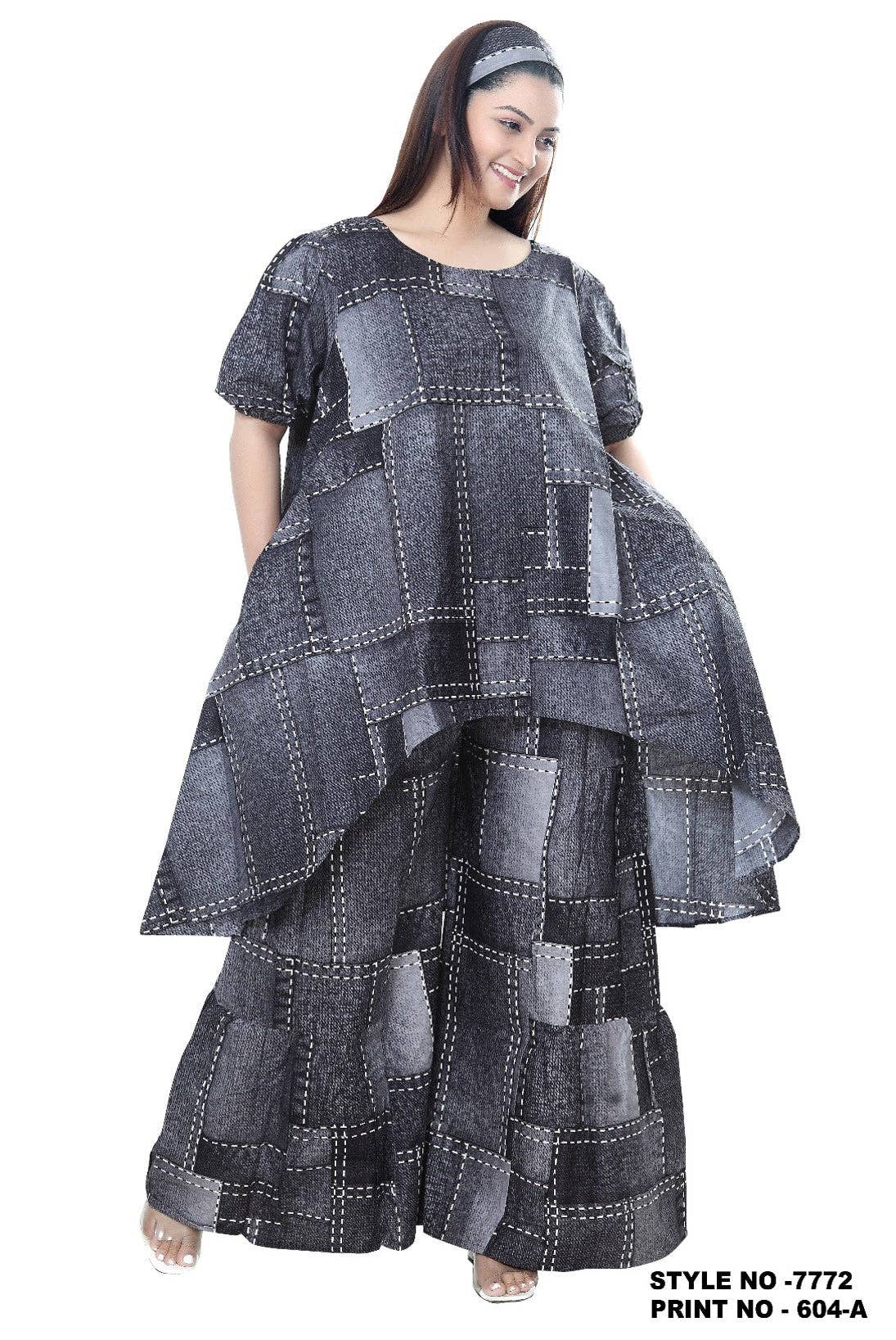 KaraChic - Wholesale Top & Pant Set (NOT Loungewear) - Women's - 7772A Authentic African Print 2pc Pant Set0