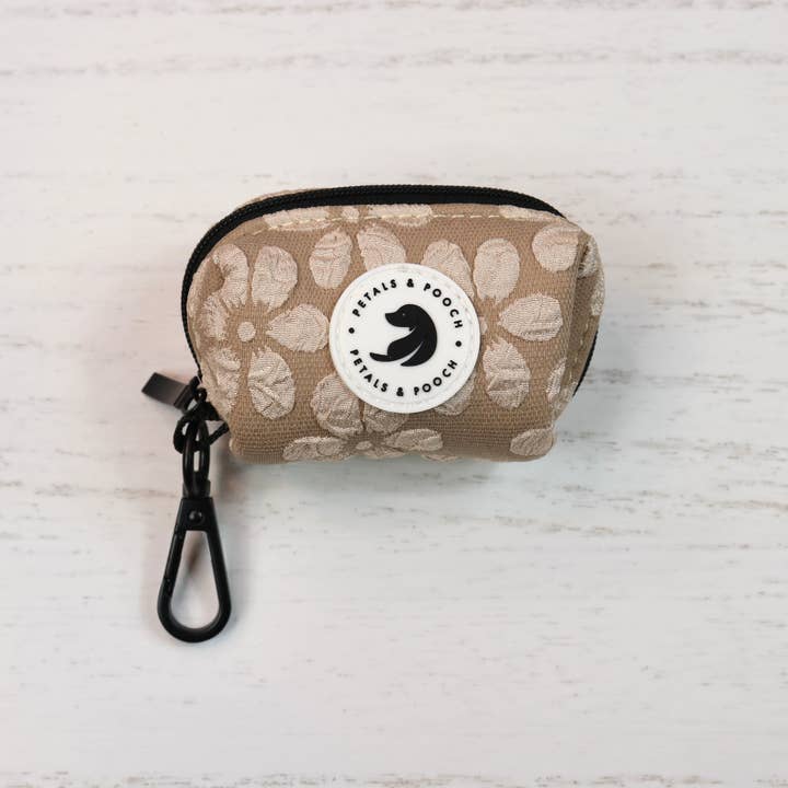 Petals & Pooch - Wholesale Pet Poop Bag Dispenser - Café au Lait Bouquet Poop Bag Holder