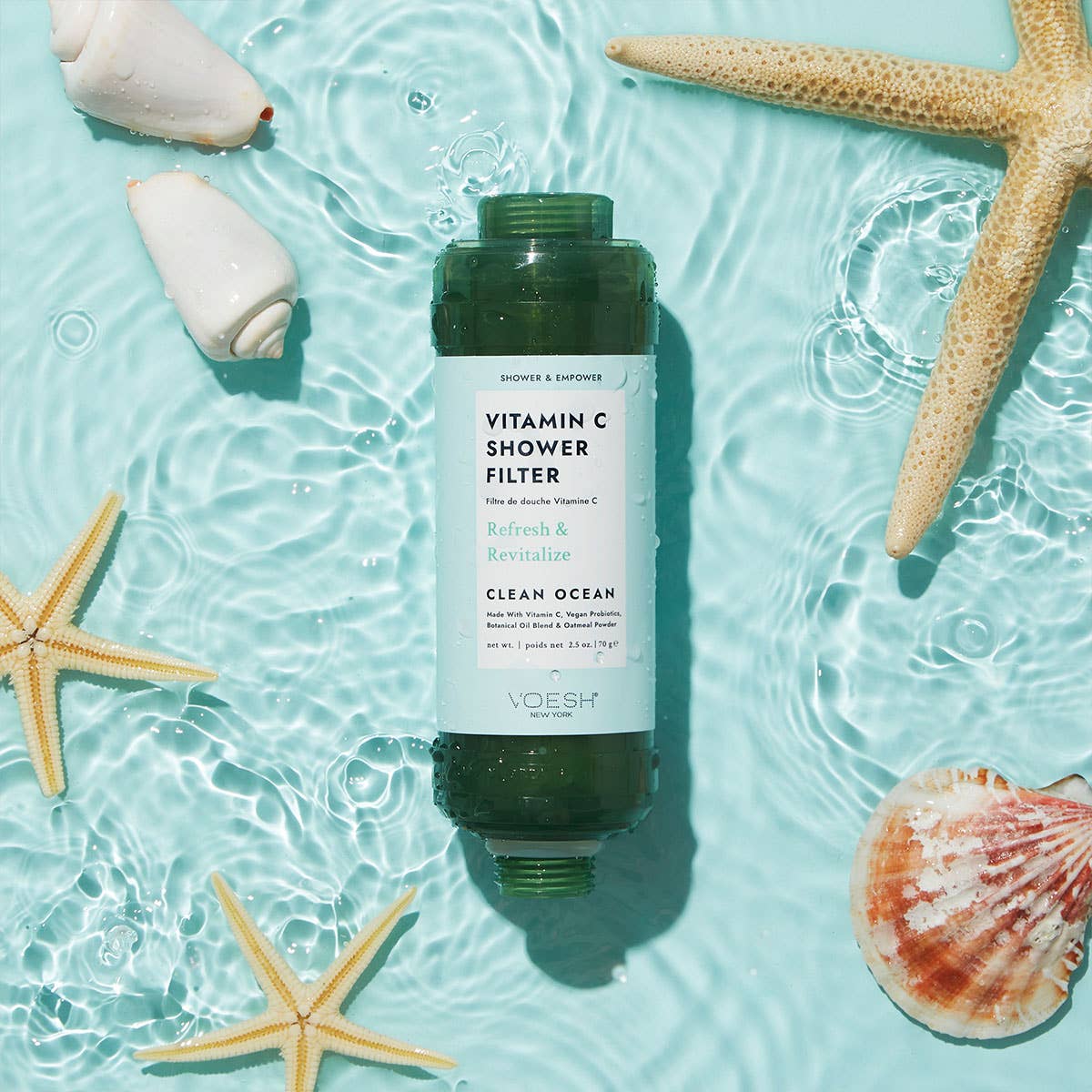 VOESH New York - Wholesale Retailer Display - Beauty & Wellness - Vitamin C Shower Filter Display Kit1