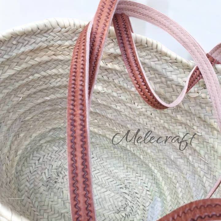 Melecraft – wholesale Basket – Handmade Natural Straw Market Bags3