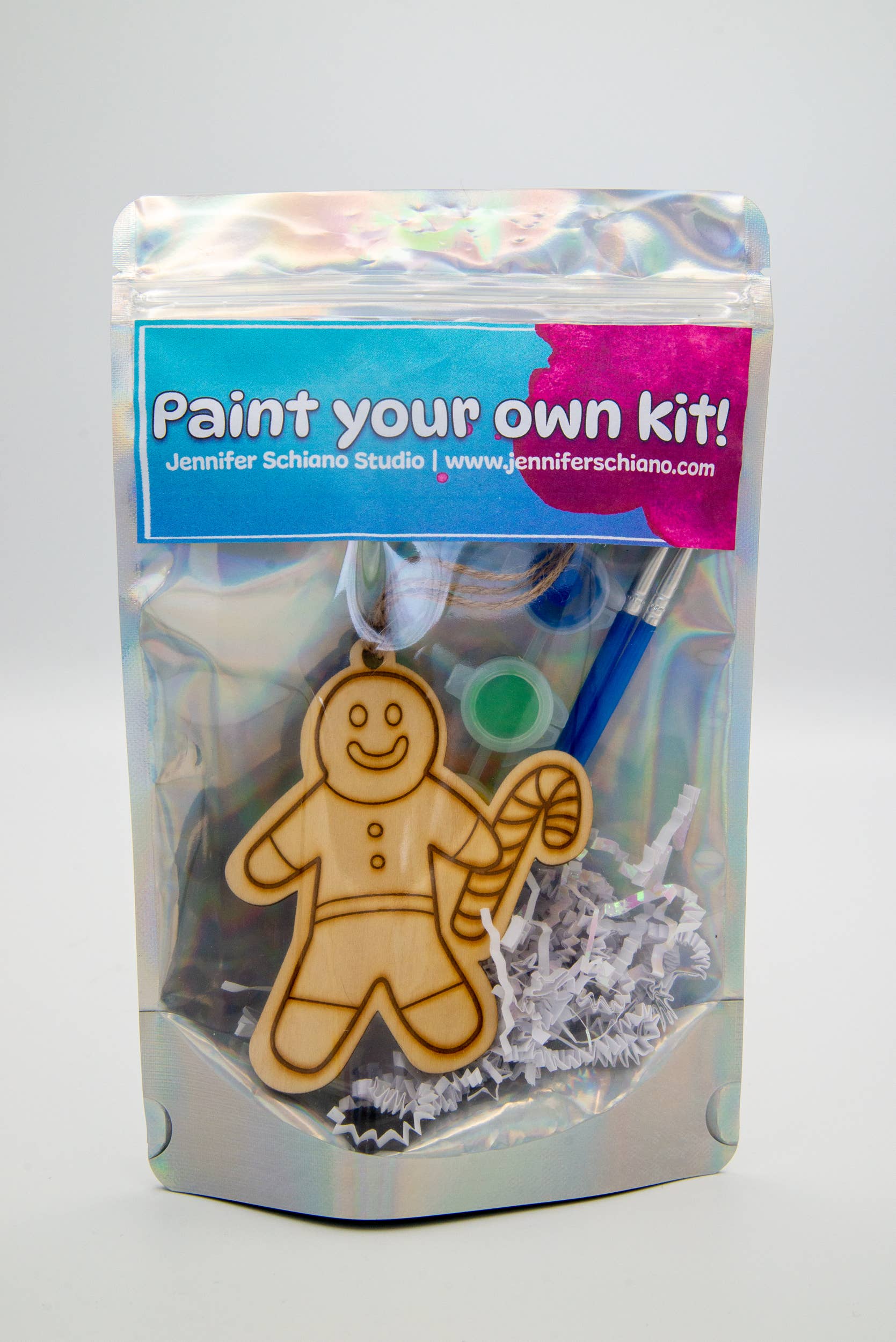 Jennifer Schiano Studio - Wholesale DIY Craft Kit - Paint Your Own Kit: Christmas Ornaments5
