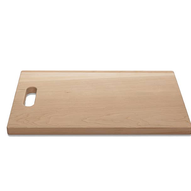 Cherry - IH16 - Grande planche à découper avec manche découpé 16 « x10-1/2"x3/4" pour la vente par Wood Hill Boards Inc