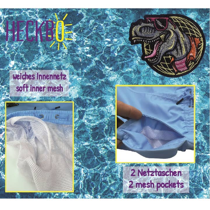 HECKBO - Vendita all'ingrosso Pantaloncini da bagno - Bambini - HECKBO Costume da bagno magico a cambio di colore per ragazzi - Dinosauri