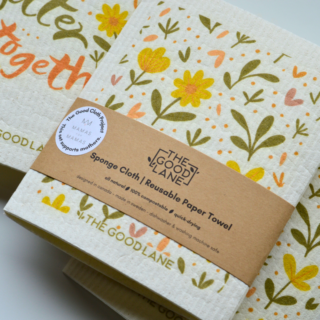 The Good Lane - Wholesale Dishcloth - Cloths That Supports Mothers - Swedish Sponge Cloth Set7