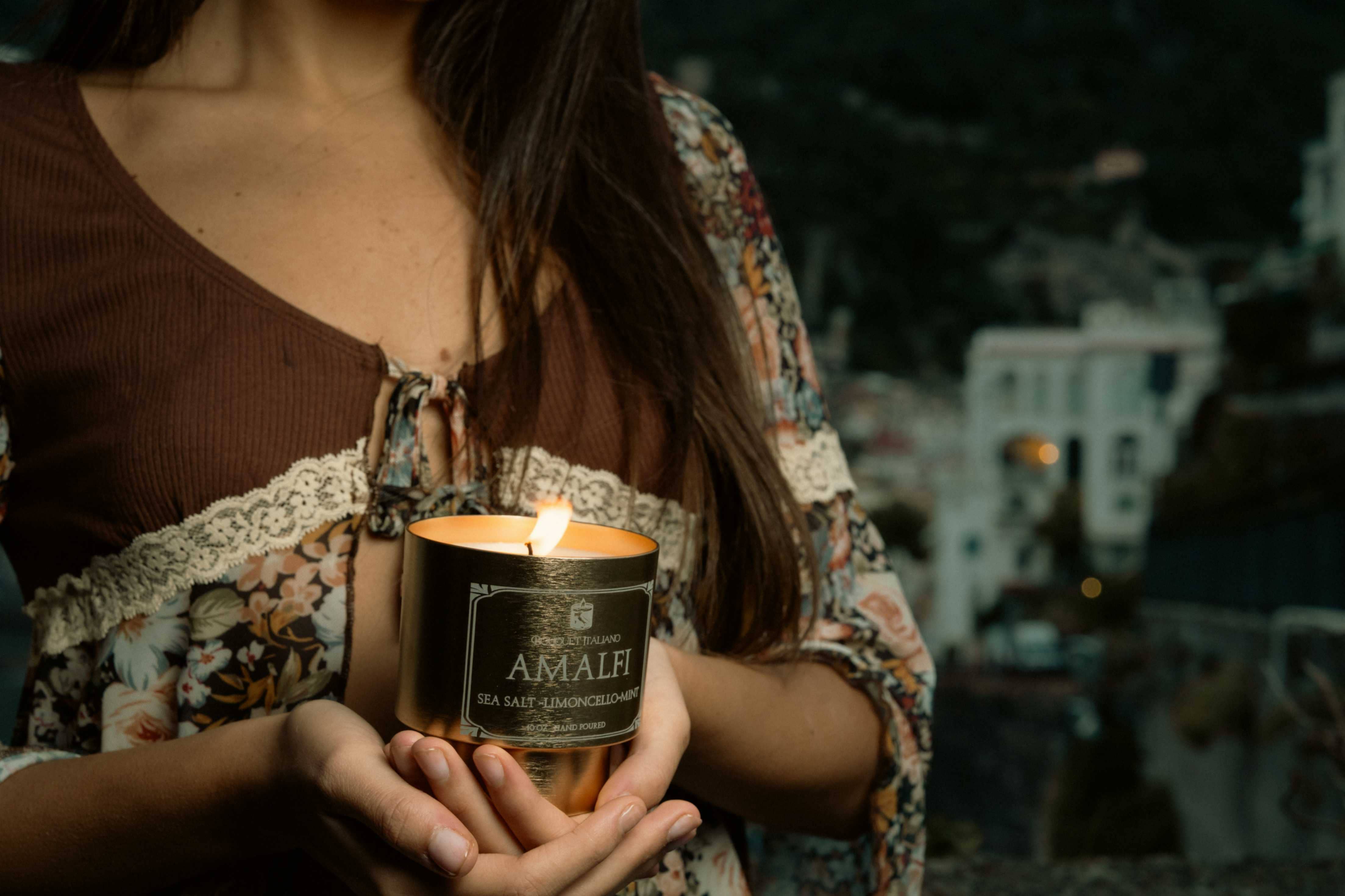 BouquetItaliano – wholesale Jar/filled candle – Amalfi Luxury Scented Candle – Italian Coastal Inspired21