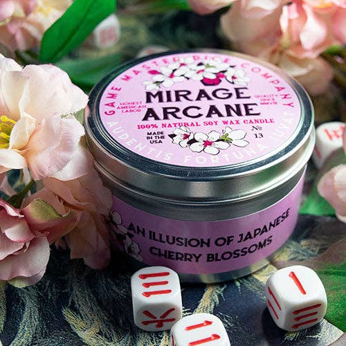 Game Master Dice - Wholesale Travel Candles - Mirage Arcane Gaming Candle