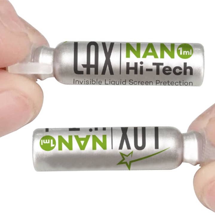 Paquete de protector de pantalla de vidrio de película invisible líquida al por menor para venta al por mayor de LAX Gadgets