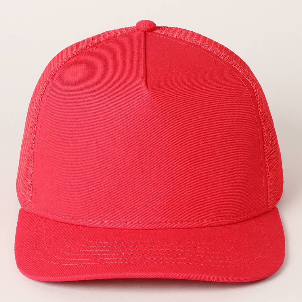 Fashion City – wholesale Truckerkeps – Unisex – Enfärgad bomullstruckerhatt med meshrygg49