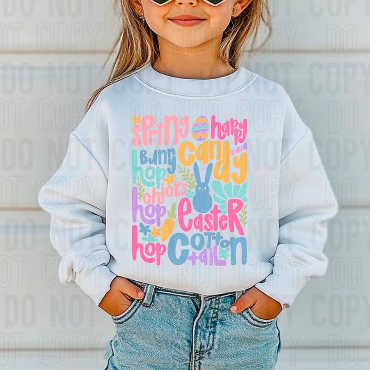 Spring Happy Boho DTF Transfer for wholesale by K and M Designs