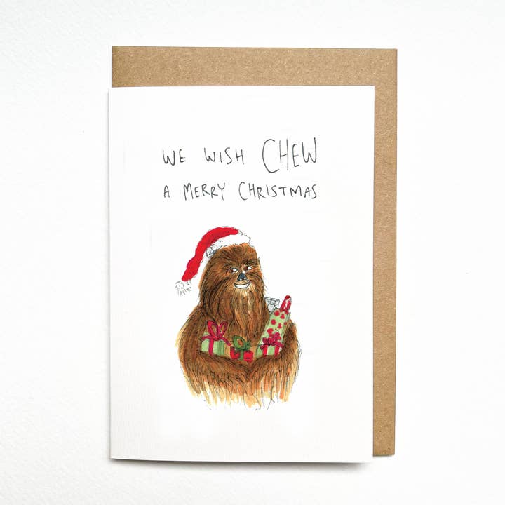 We Wish Chew a Merry Christmas for wholesale by Well Drawn
