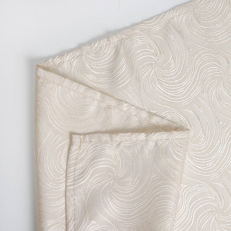 BOD HOME - Wholesale Curtain - Curtain Made with Rotating Stripes Pattern Beige 140*260cm2