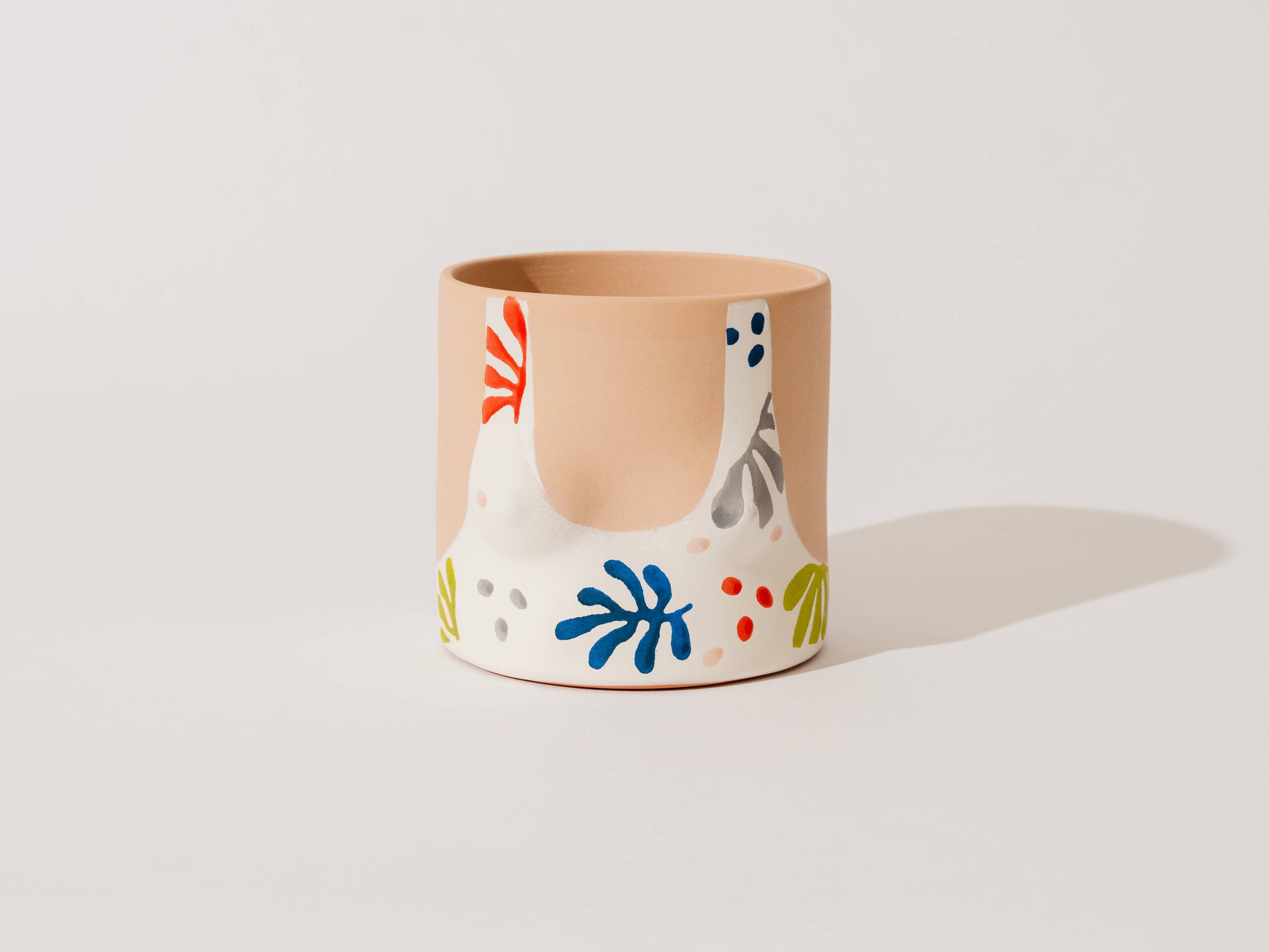 GROUPPARTNER - Wholesale Plantenpot - Cutouts licht - slipcast bloempot