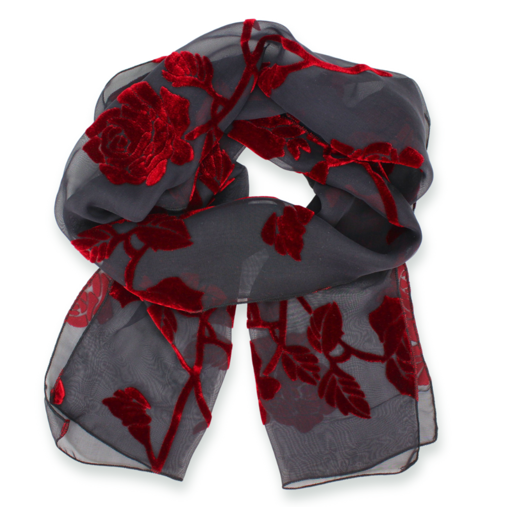 Dana Herbert - Wholesale Scarf - Women's - Burnout Velvet Scarf23
