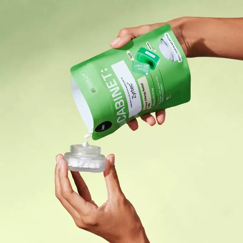 Cabinet Health - Wholesale Oral Supplement/Vitamin - 24 Hour Allergy Relief Compostable Refill Pouch - 40ct3