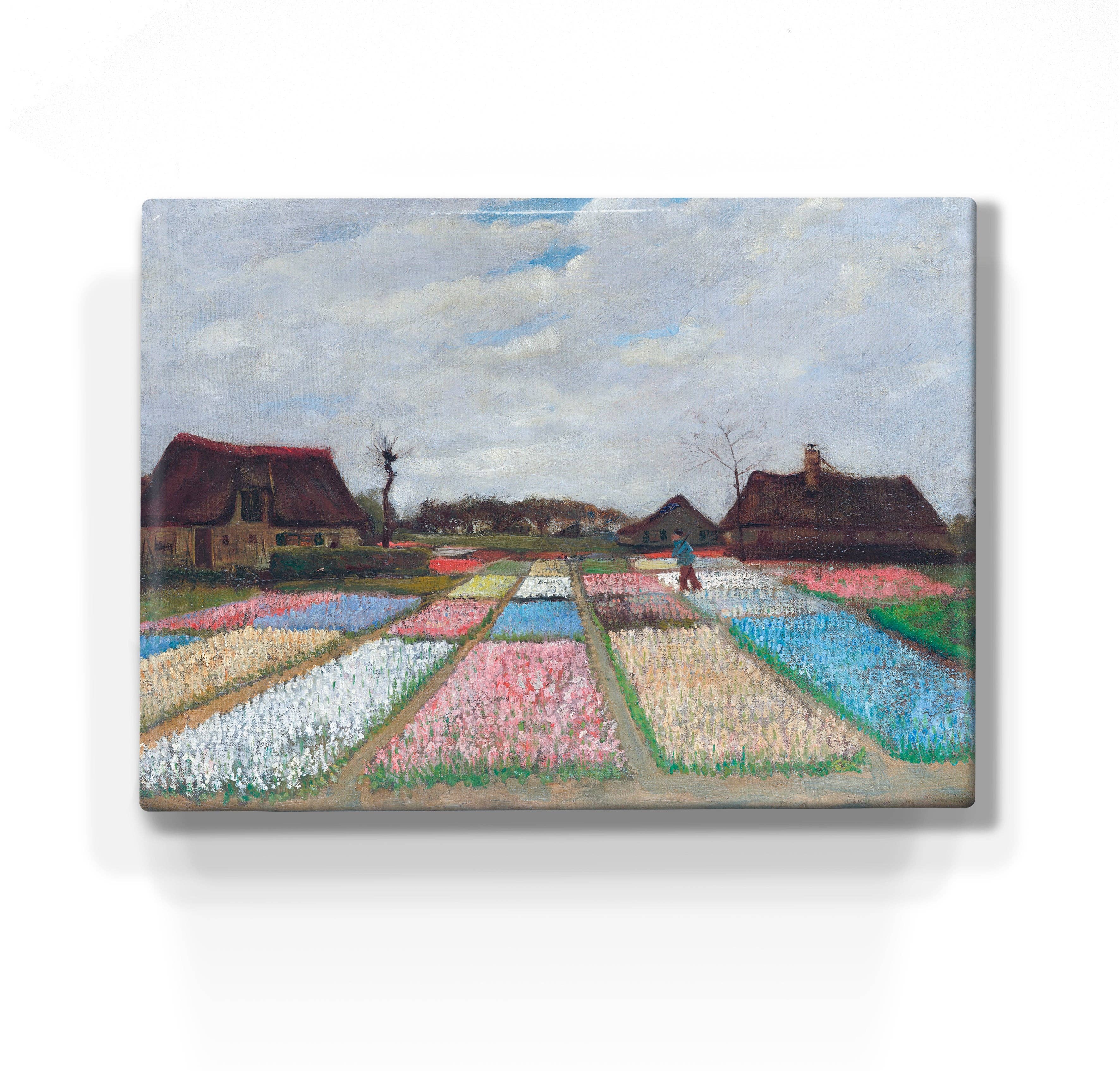 Laqueprint - Vente Affiche d'art - Laqueprint - Parterres de fleurs en Hollande - Vincent van Gogh - 26 x 19,5 cm - LP2020