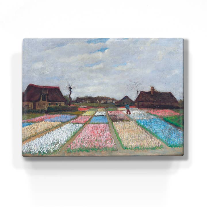 Laqueprint - Vente Affiche d'art - Laqueprint - Parterres de fleurs en Hollande - Vincent van Gogh - 26 x 19,5 cm - LP202