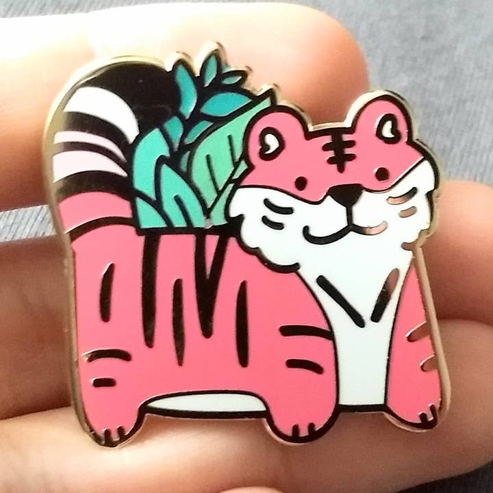 Tiger Enamel Pin (SELECTION NEEDED) for wholesale by crowlines