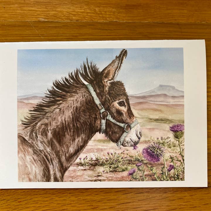 Enkelt kort: ”Bland tistlarna” för wholesale av Sarah Drummond Art