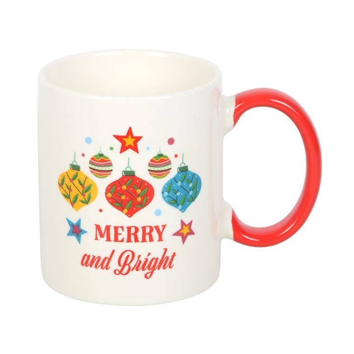 Something Different Wholesale - Wholesale Coffee mug - Merry and Bright Christmas Bauble Mug3