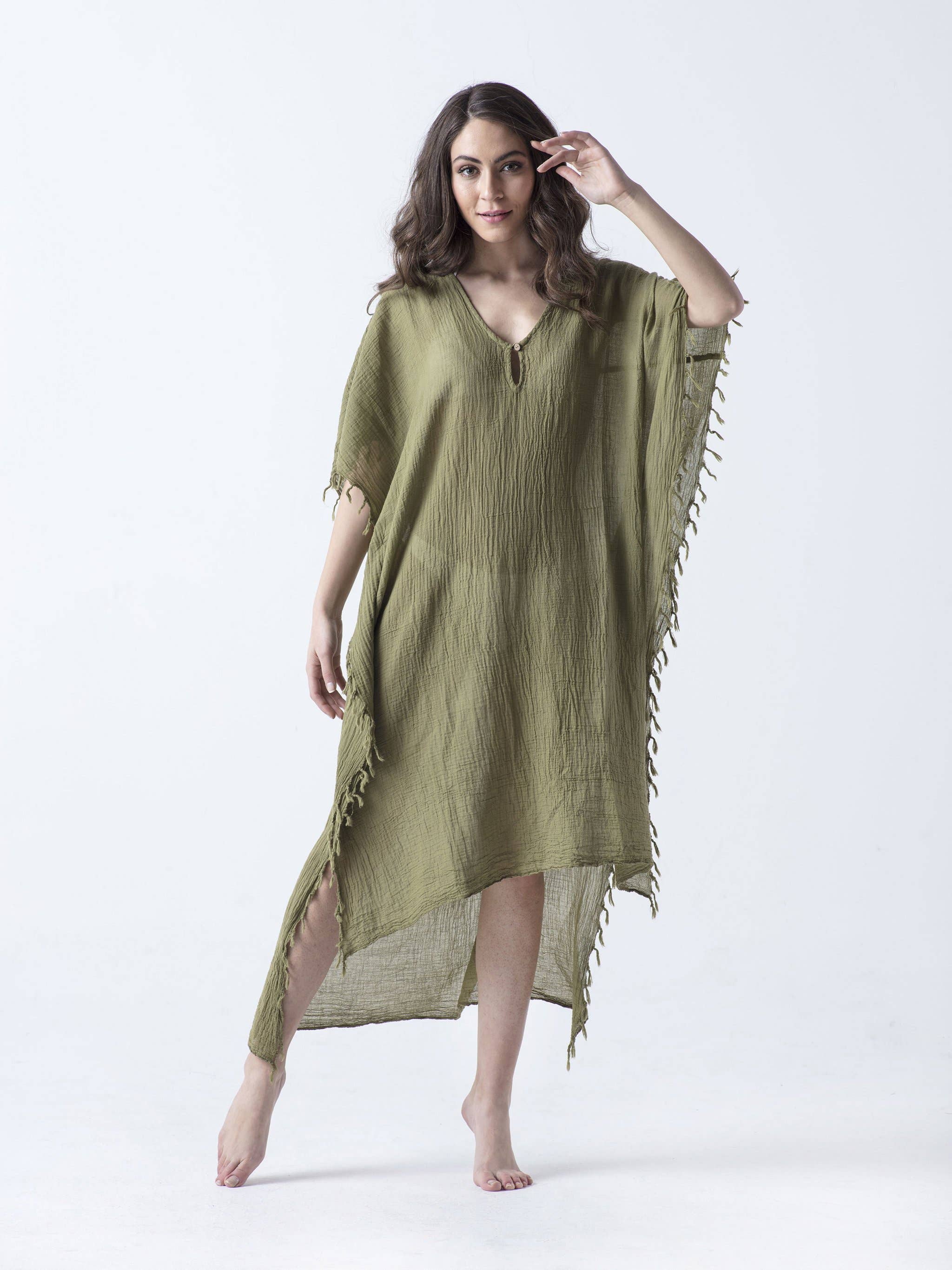 AYLIN COLERI-LUXURY RESORT/LOUNGE WEAR COLLECTION - Wholesale Swim Cover Up - Women's - Foxy-Beach/Resort Caftan2
