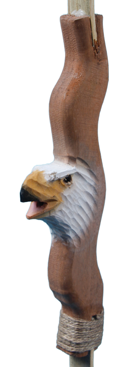 Pawnee Bill’s – wholesale Träleksak - Barn – Handgjord träbåge med pil som skjuts genom munnen - djurmotiv1