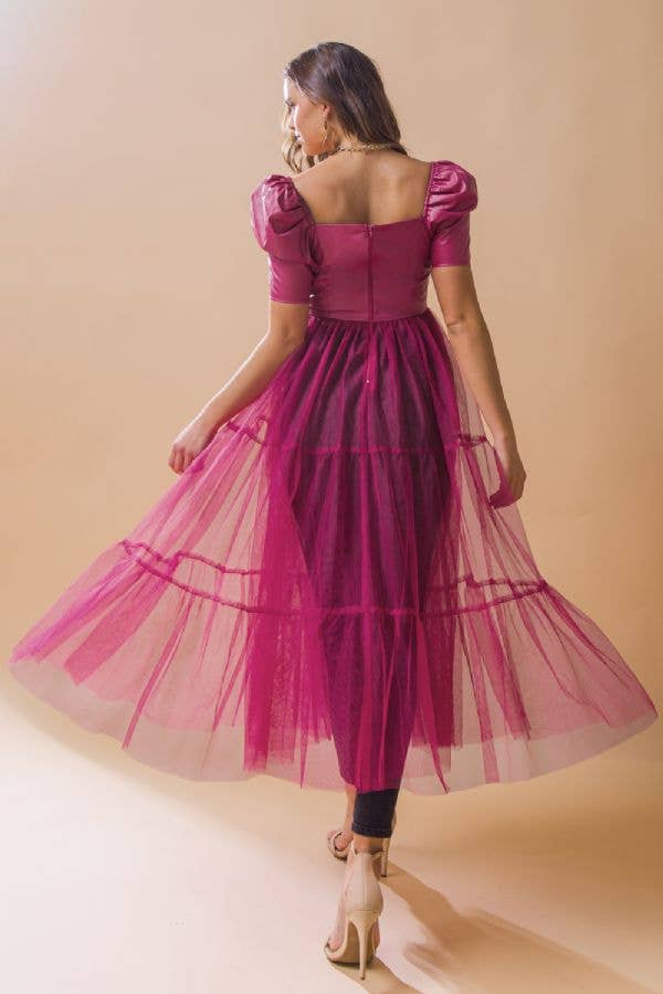 PINK A faux leather maxi top -IT11738 for wholesale on Faire3