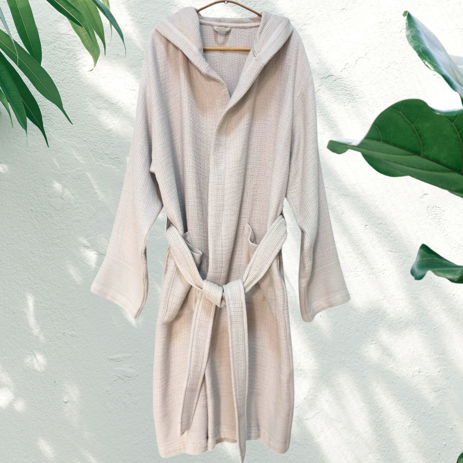 Kikoya - Wholesale Robe - Women's - Stonewash Bathrobe Turkish Cotton LightWeight Hood Quick-dry3