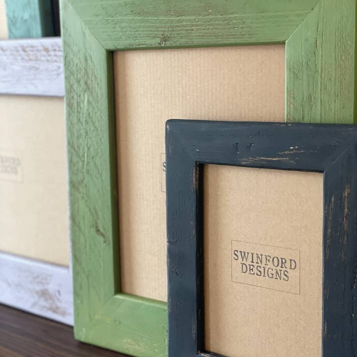 Swinford Designs - Wholesale Picture frame - Handmade Wood Frames - Ivy Green (Choose Your Size)5