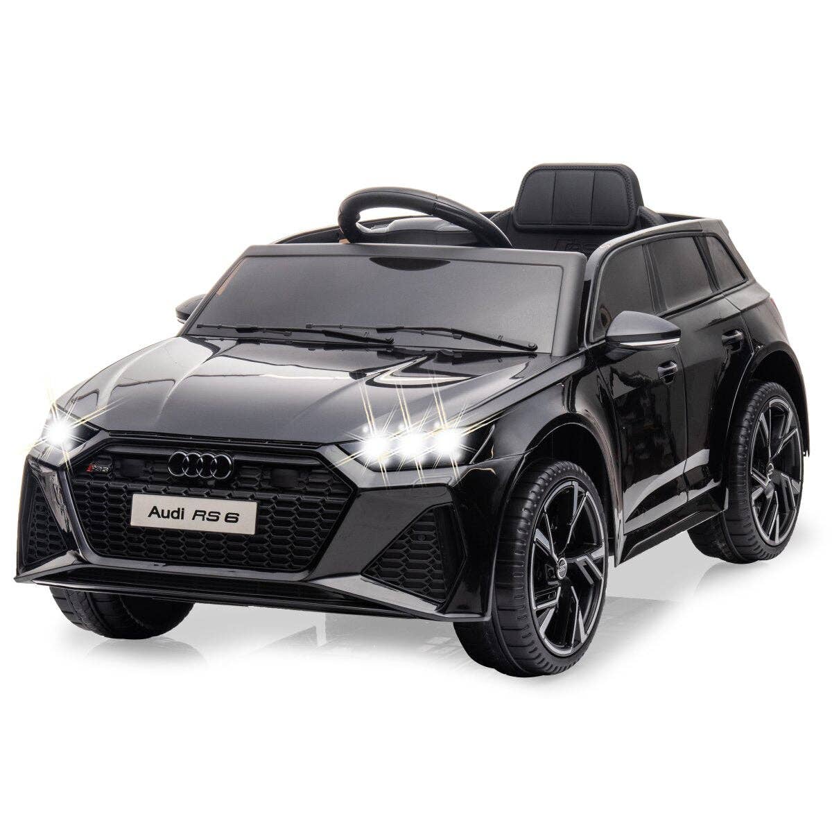 mhw24 - Wholesale Toy Car/Truck - Kids - Ride-on Audi RS 6 black 12 V 2.4 GHz4