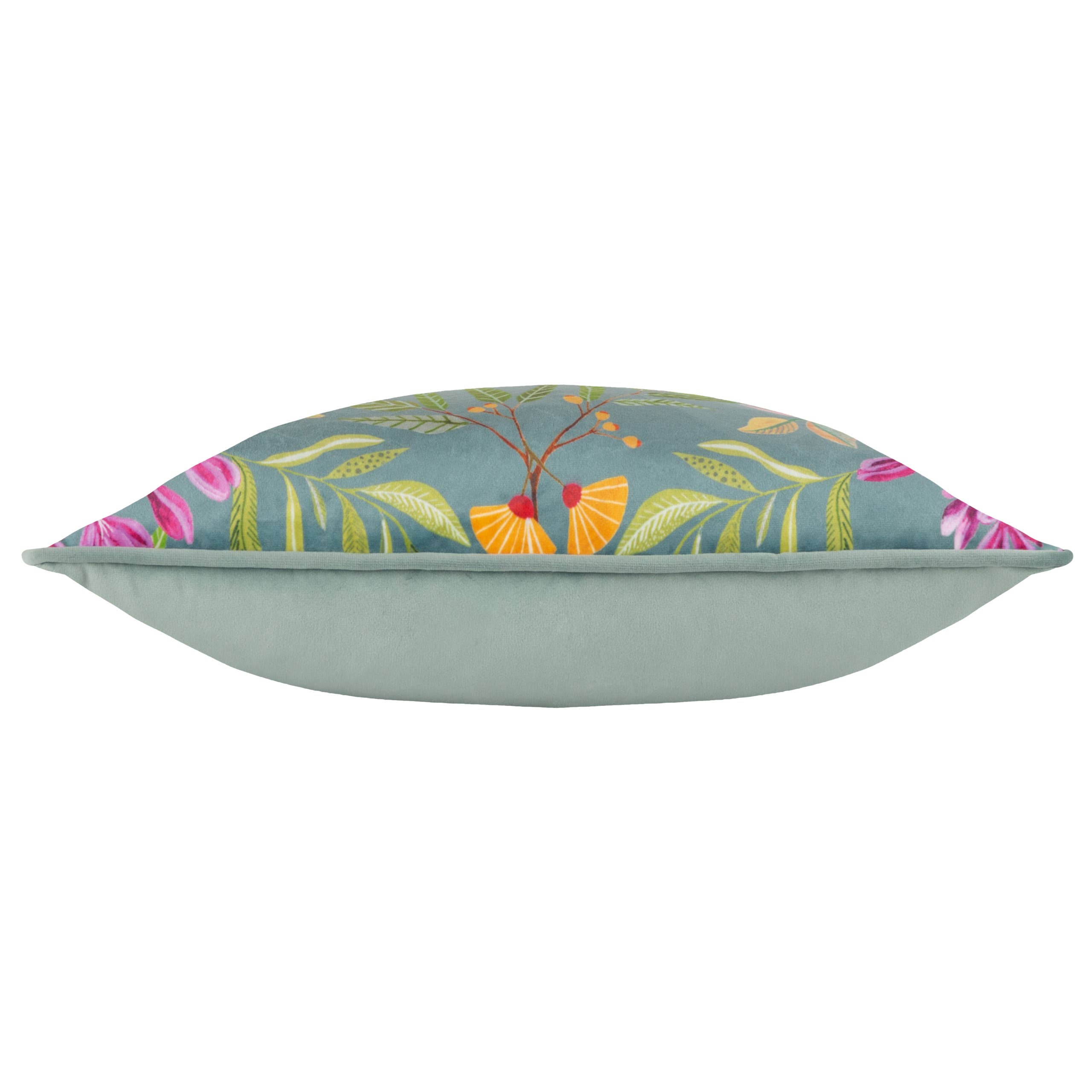 House of Bloom Zinnia Bee Cushion Steel Blue for wholesale on Faire3