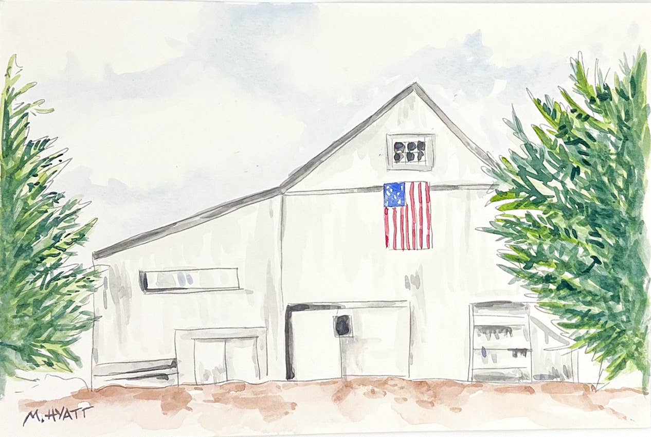 Melissa Hyatt - Wholesale DIY Craft Kit - Watercolor Art Kit- White Barn4