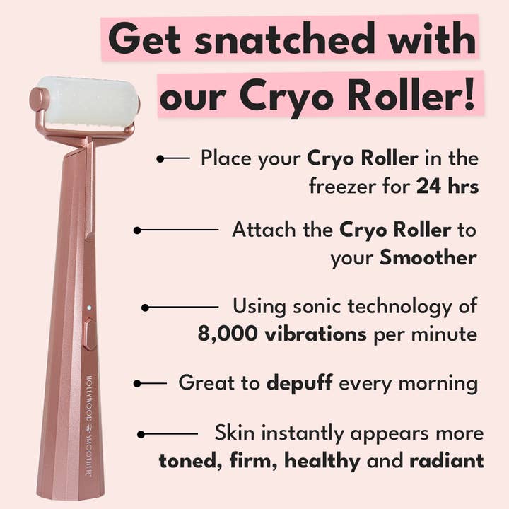 Hollywood Browzer Beauty – wholesale Electronic skincare device – HOLLYWOOD SMOOTHER + CRYO ROLLER KIT