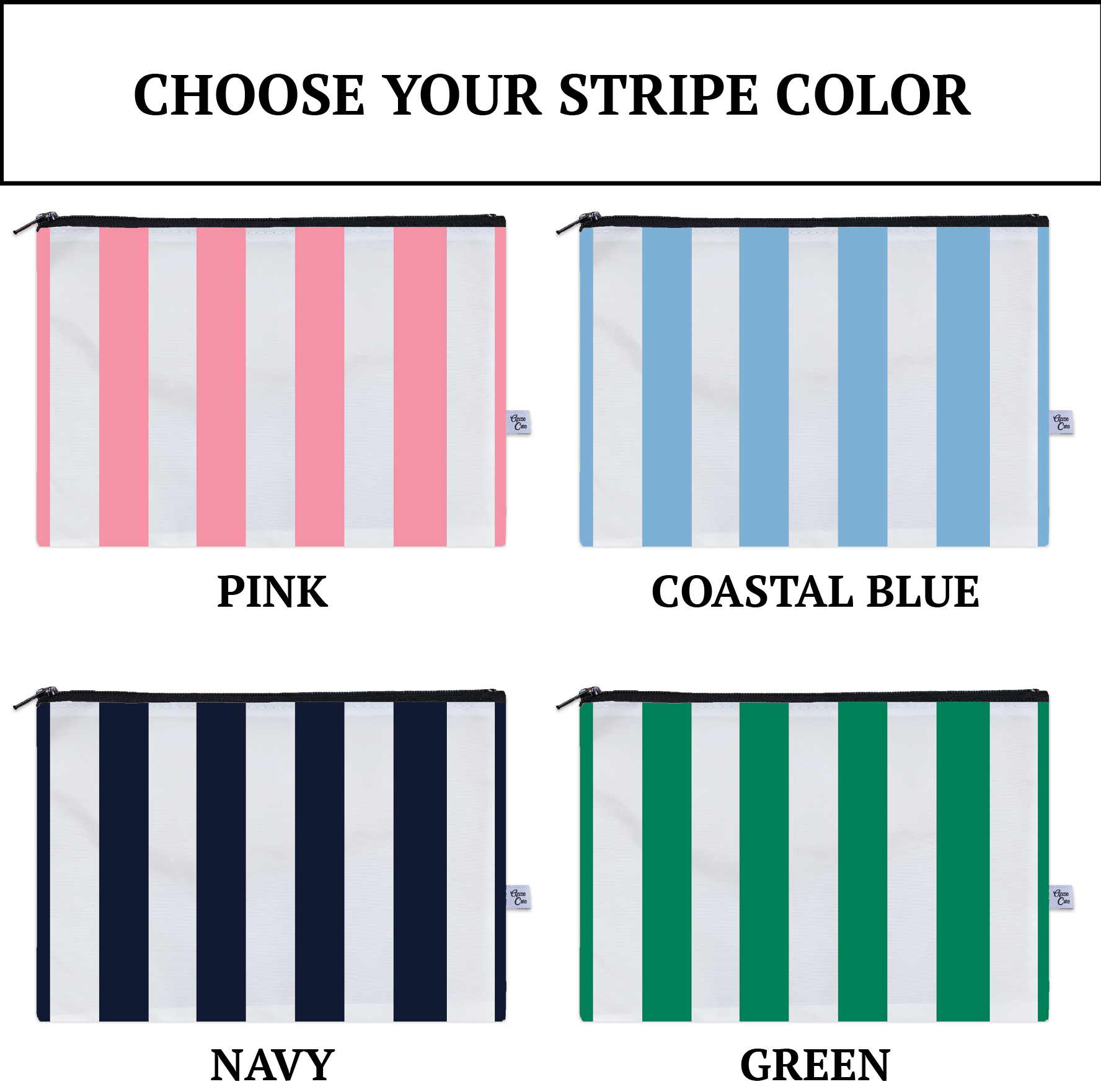 Anne Cate - Wholesale Beach Bag - Beach Stripe Sailcloth Tote Beach Bag - Add your Beach1