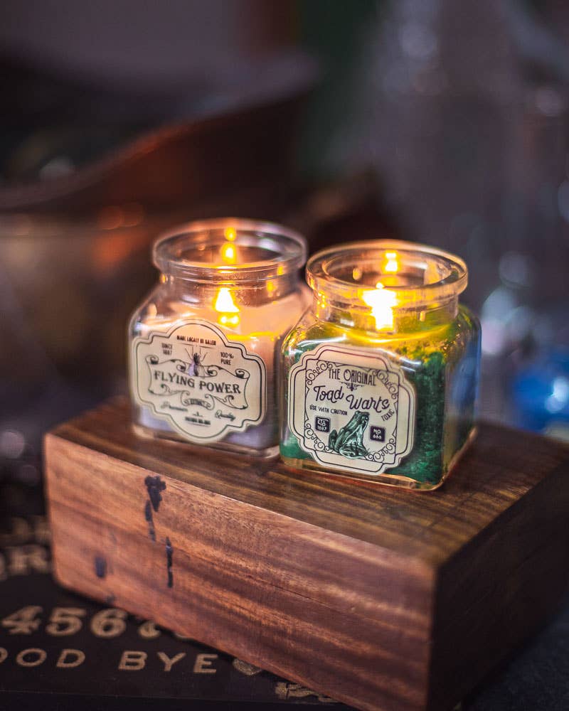 Costurero Real - Wholesale Jar/Filled Candle - Halloween Decor Potion Candle Apothecary Witch Dark3