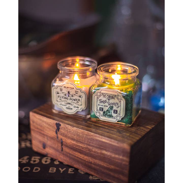 Costurero Real - Wholesale Jar/Filled Candle - Halloween Decor Potion Candle Apothecary Witch Dark3