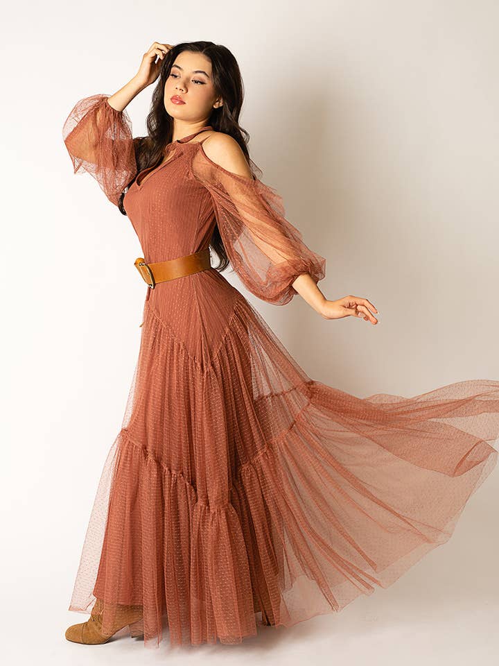 Malani-jurk voor dames in rozet voor wholesale door Joyfolie