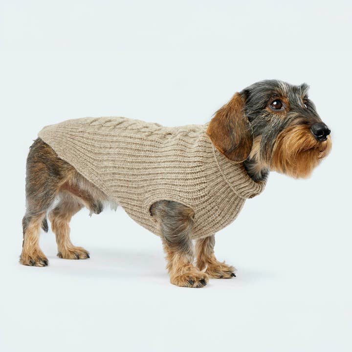 Leopold's Finest for dogs - Wholesale Pet Sweater - Dog - Dog sweater taupe4