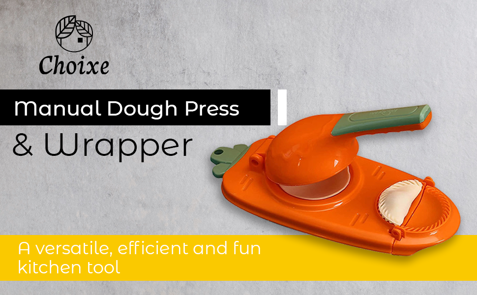 Choixe - Wholesale Kitchen Tool/Gadget - 2-in-1 Manual Doug Press. Dumpling Empanada Pastries Maker.2