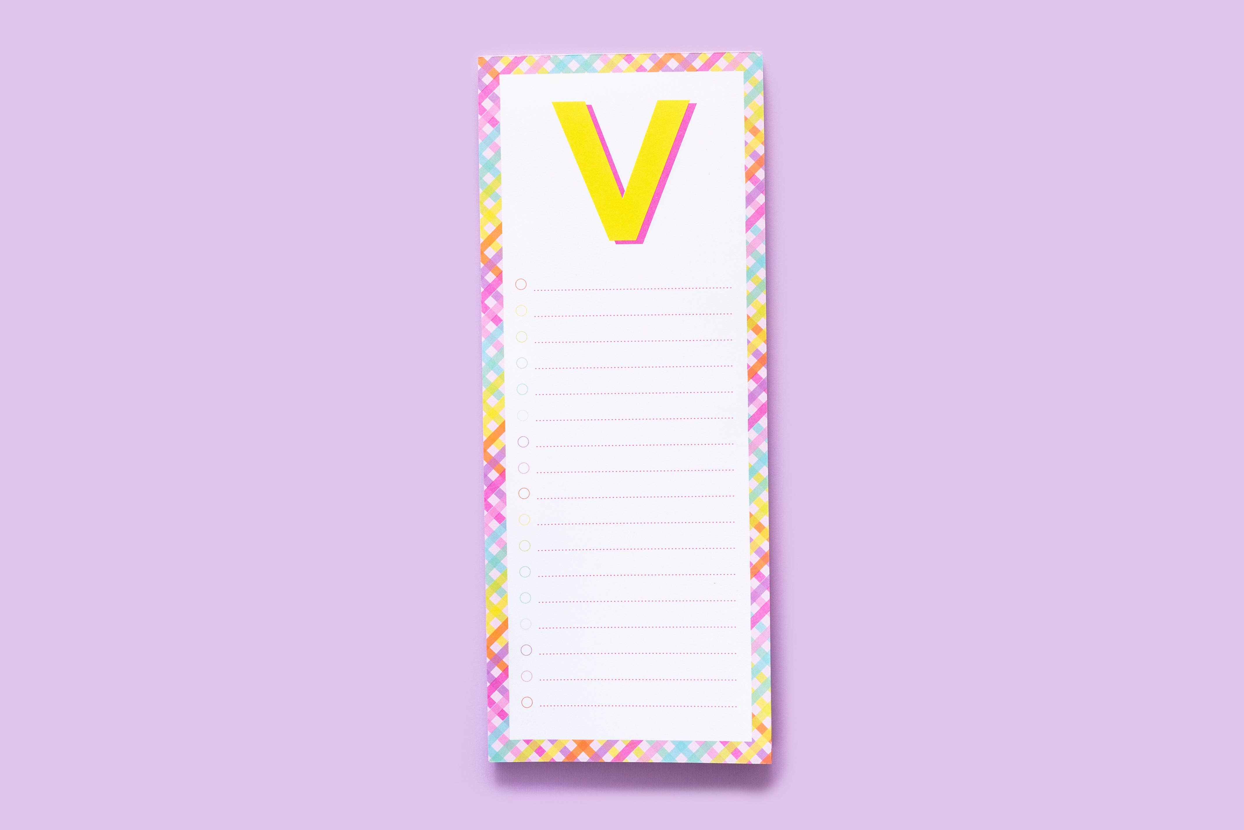 Taylor Elliott Designs - Vente Blocs-notes - Blocs de lettres A-Z - Chaque - Min. 4 (LP-A-Z)21